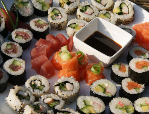 Sushi food corner